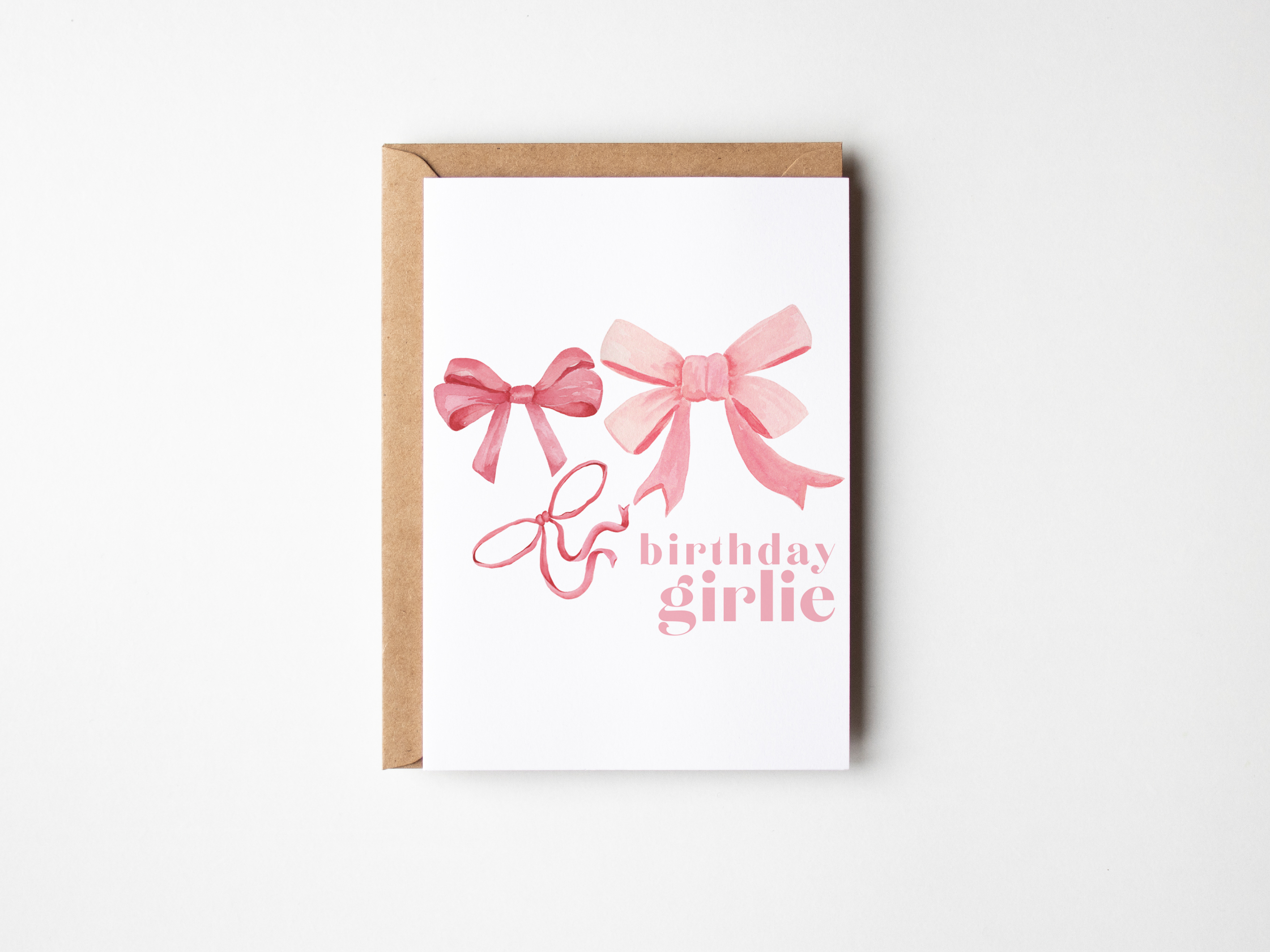 Birthday Girlie Card