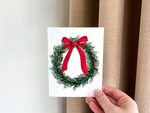 Load image into Gallery viewer, Christmas Wreath Card
