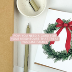 Load image into Gallery viewer, Christmas Wreath Card
