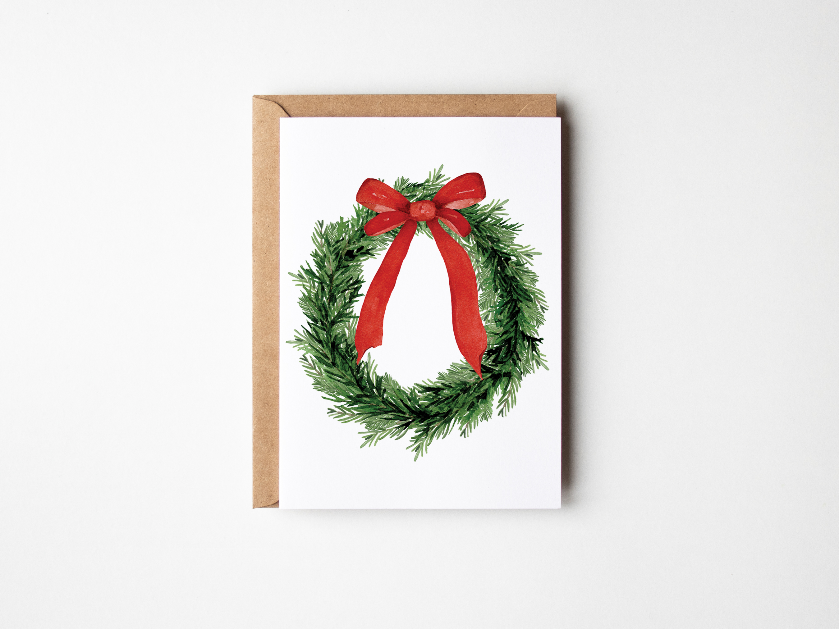 Christmas Wreath Card