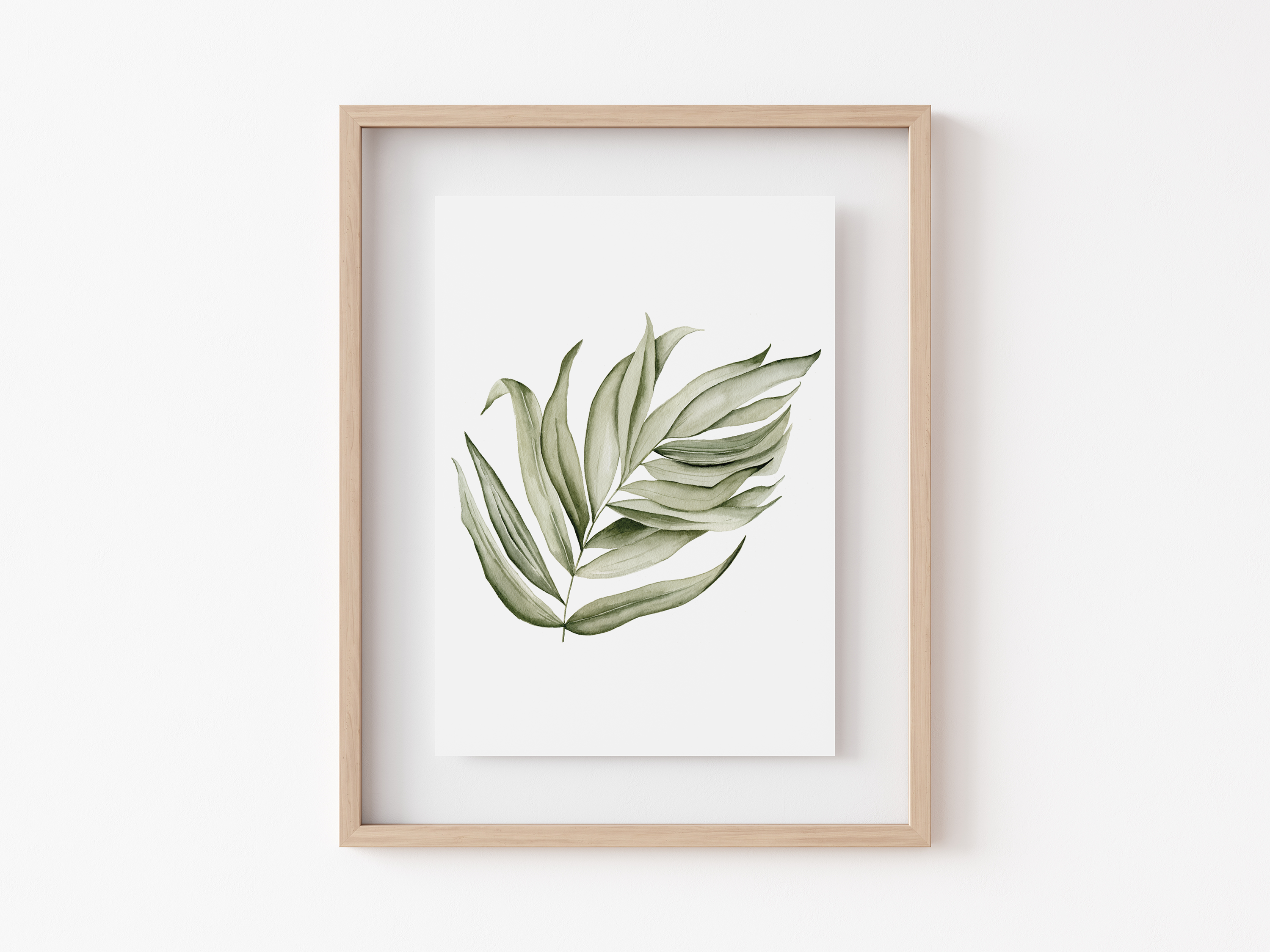 Palm Leaf Art Print