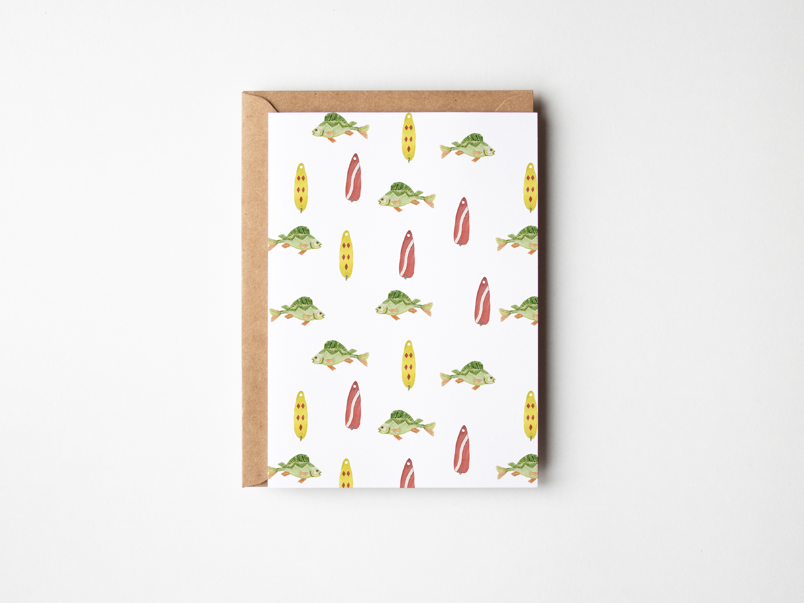 Fisherman Greeting Card