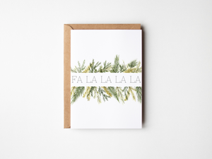 FALALALALA Christmas Card